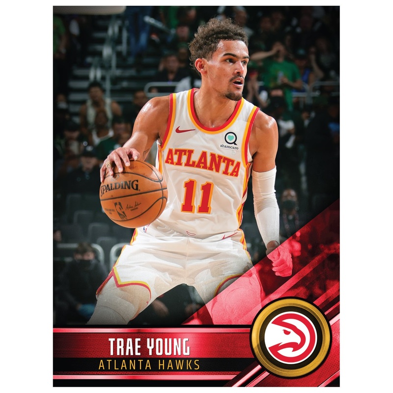 Trae Young – Peel & Stick Poster – Official NBA – Atlanta Hawks – Reusable Vinyl Wall Decal
