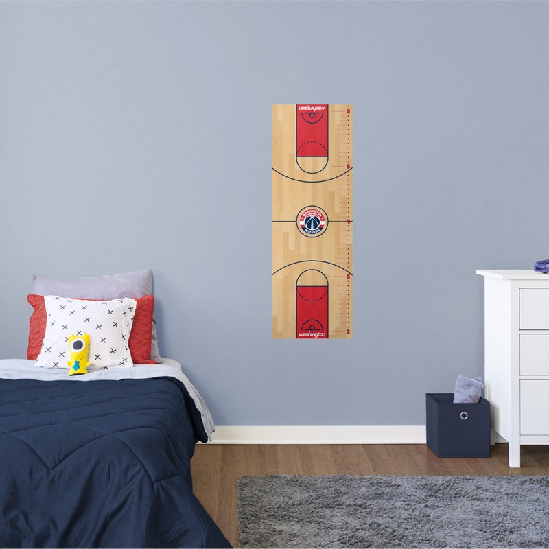 Washington Wizards – Growth Chart – Official NBA – Reusable Vinyl Wall Decal