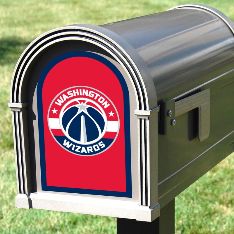 Washington Wizards – Mailbox Logo – Outdoor Wall Decal – Official NBA – Scratch Resistant Alumigraphics Smooth