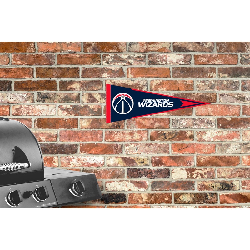 Washington Wizards – Pennant – Outdoor Wall Decal – Official NBA – Scratch Resistant Alumigraphics Smooth