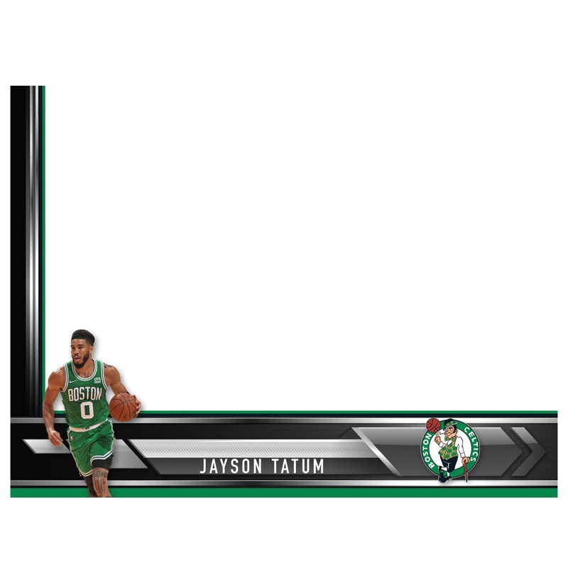 Boston Celtics – Jayson Tatum – Dry Erase Whiteboard – Official NBA – Reusable Vinyl Wall Decal