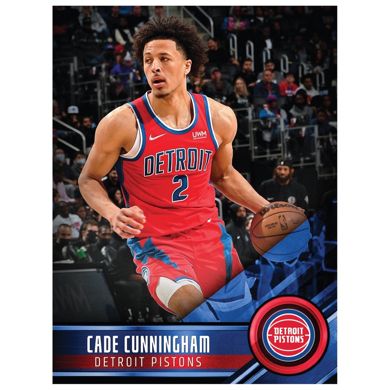 Cade Cunningham – Peel & Stick Poster – Official NBA – Detroit Pistons – Reusable Vinyl Wall Decal