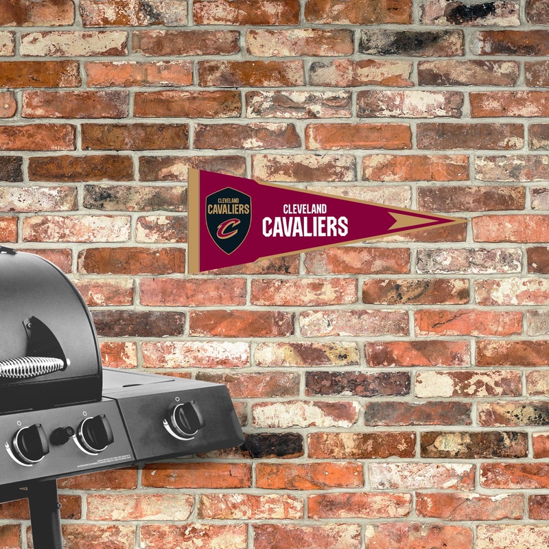 Cleveland Cavaliers – Pennant – Outdoor Wall Decal – Official NBA – Scratch Resistant Alumigraphics Smooth