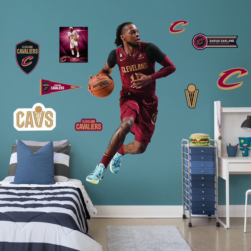 Darius Garland – RealBig Collection – Official NBA – Cleveland Cavaliers – Reusable Vinyl Wall Decals #3