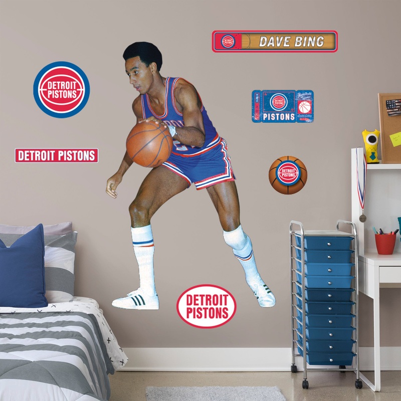 Dave Bing – RealBig Legend Collection – Official NBA – Reusable Vinyl Wall Decals
