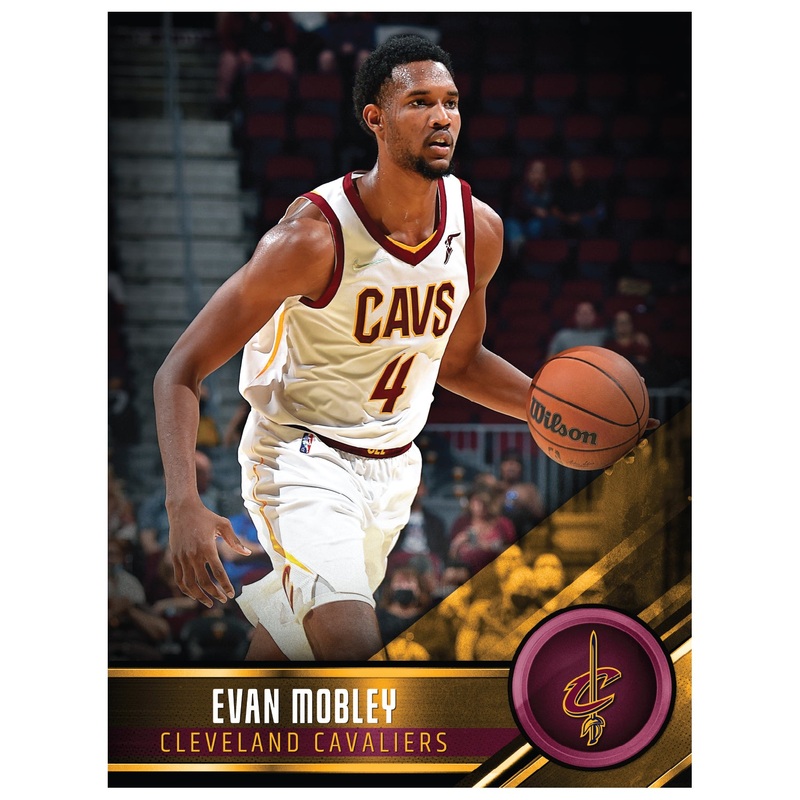 Evan Mobley – Peel & Stick Poster – Official NBA – Cleveland Cavaliers – Reusable Vinyl Wall Decal