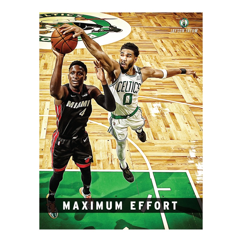 Jayson Tatum – Block – Motivational – Peel & Stick Poster – Official NBA – Boston Celtics – Reusable Vinyl Wall Decal