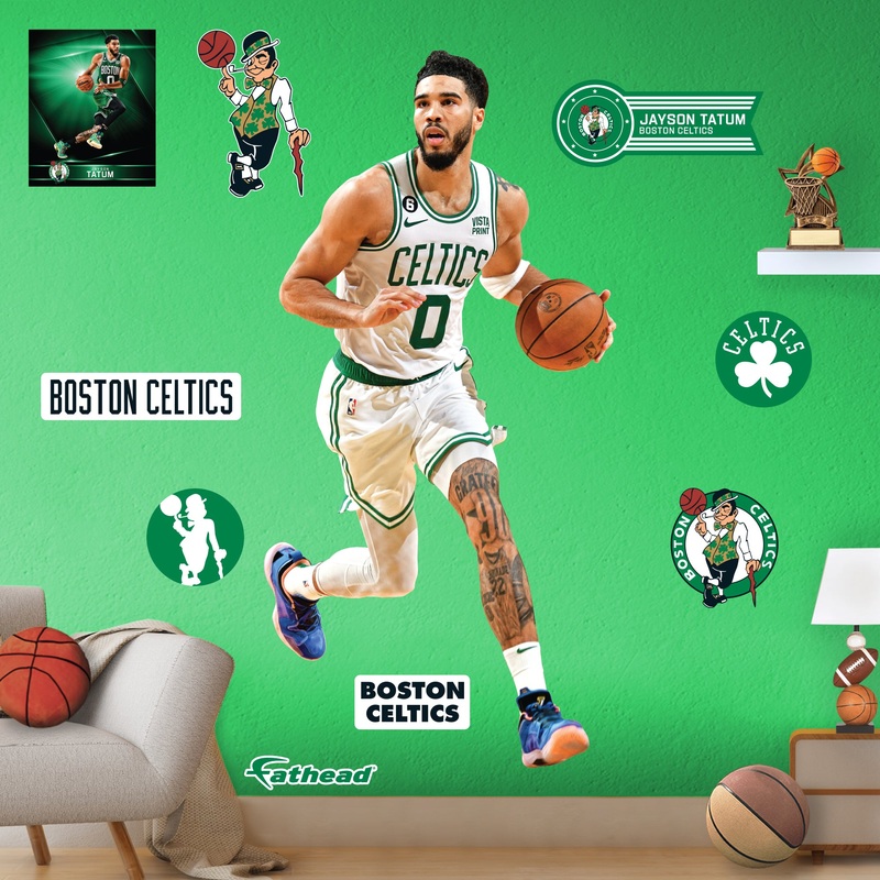 Jayson Tatum – RealBig Collection – Official NBA – Boston Celtics – Reusable Vinyl Wall Decals #4