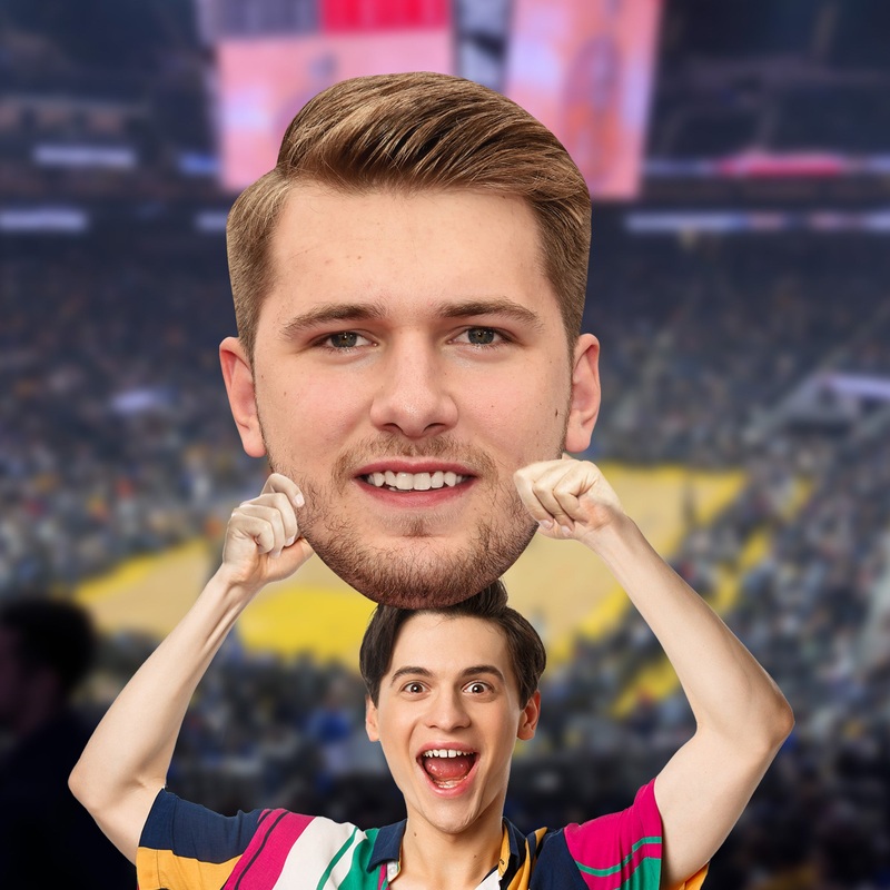Luka Doni – Big Head – Official NBA – Los Angeles Lakers – Foam Core Cutout