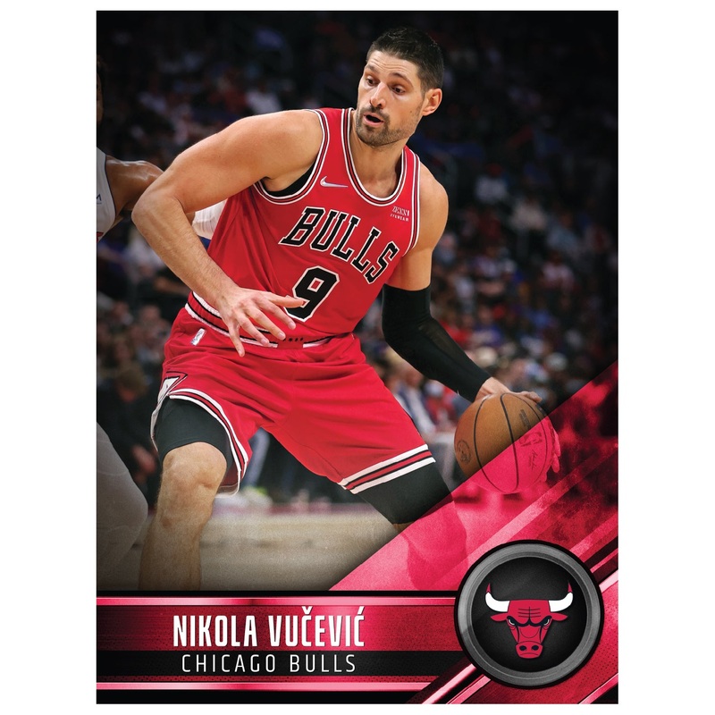 Nikola Vucevic – Peel & Stick Poster – Official NBA – Chicago Bulls – Reusable Vinyl Wall Decal