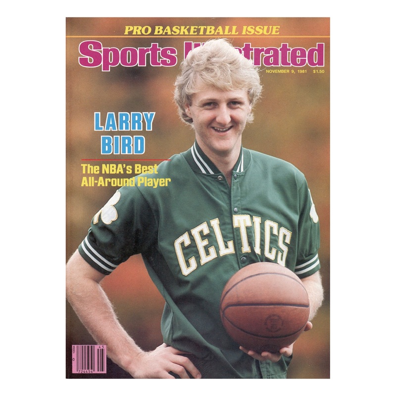 November 1981 Sports Illustrated Cover – Peel & Stick Poster – Official NBA – Boston Celtics – Reusable Vinyl Wall Decal