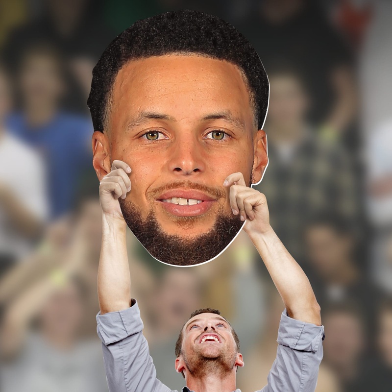 Stephen Curry – Big Head – Official NBA – Golden State Warriors – Foam Core Cutout