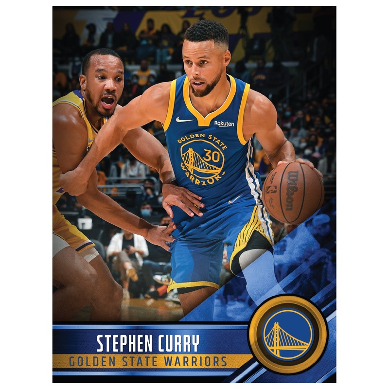 Stephen Curry – Peel & Stick Poster – Official NBA – Golden State Warriors – Reusable Vinyl Wall Decal