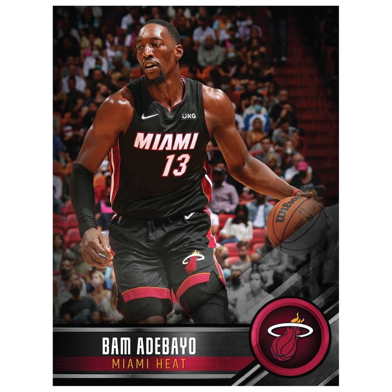 Bam Adebayo – Peel & Stick Poster – Official NBA – Miami Heat – Reusable Vinyl Wall Decal