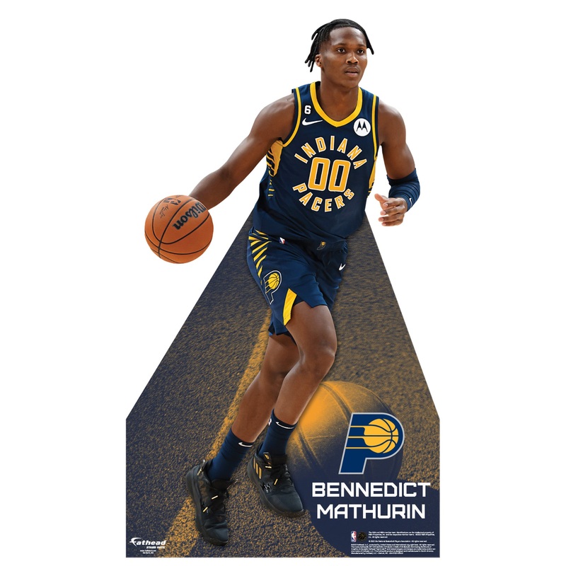 Bennedict Mathurin – Life-Size Stand Out – Official NBA – Indiana Pacers – Foam Core Cutout