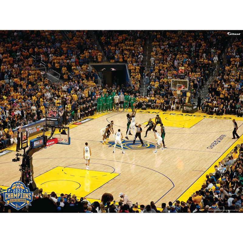 Chase Center 2022 Finals Wideshot – Peel & Stick Poster – Official NBA – Golden State Warriors – Reusable Vinyl Wall Decal
