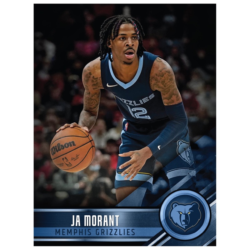 Ja Morant – Peel & Stick Poster – Official NBA – Memphis Grizzlies – Reusable Vinyl Wall Decal