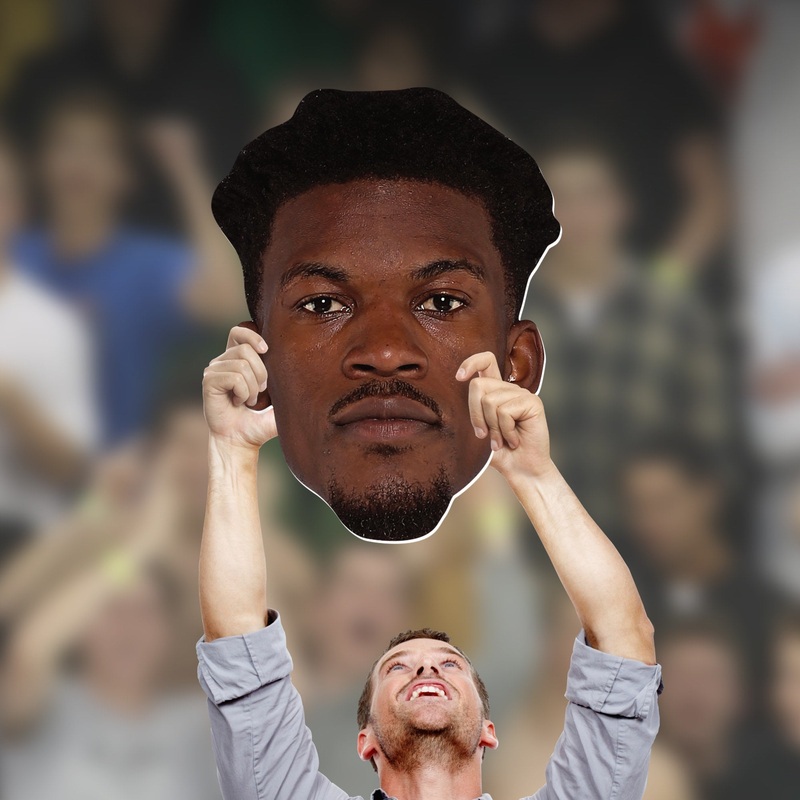 Jimmy Butler – Big Head – Official NBA – Golden State Warriors – Foam Core Cutout