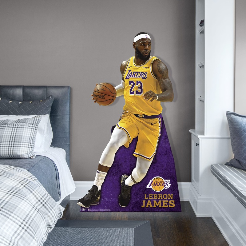 Lebron James – Life-Size Stand Out – Official NBA – Los Angeles Lakers – Foam Core Cutout