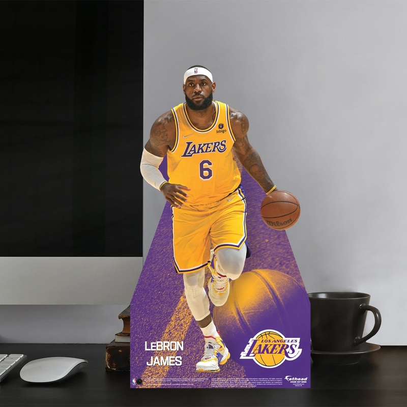 LeBron James – Mini Stand Out – Official NBA – Los Angeles Lakers – Cardstock Cutout #1