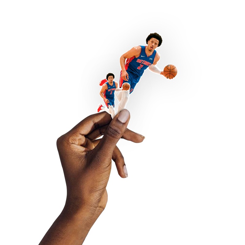 Cade Cunningham – 5 Minis (Mixed Sizes) – Official NBA – Detroit Pistons – Reusable Vinyl Decals