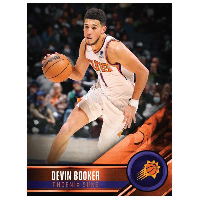 Devin Booker – Peel & Stick Poster – Official NBA – Phoenix Suns – Reusable Vinyl Wall Decal