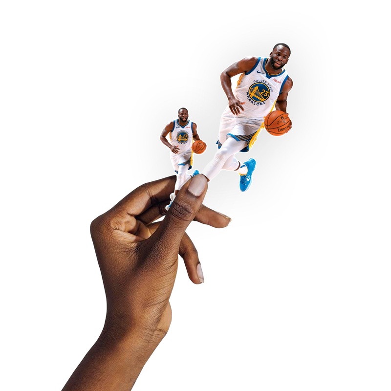 Draymond Green – 5 Minis (Mixed Sizes) – Official NBA – Golden State Warriors – Reusable Vinyl Decals