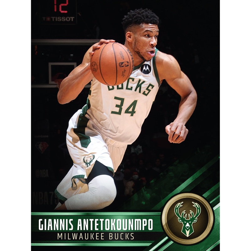Giannis Antetokounmpo – Peel & Stick Poster – Official NBA – Milwaukee Bucks – Reusable Vinyl Wall Decal