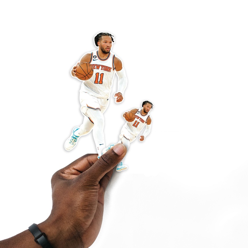 Jalen Brunson – 5 Minis (Mixed Sizes) – Official NBA – New York Knicks – Reusable Vinyl Decals