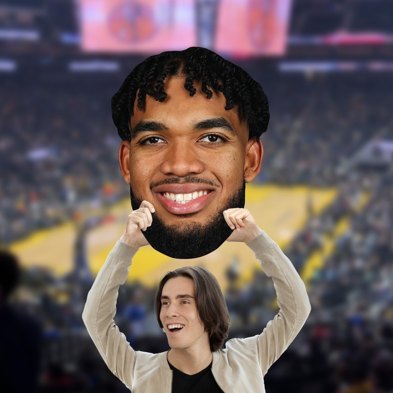 Karl-Anthony Towns – Big Head – Official NBA – New York Knicks – Foam Core Cutout