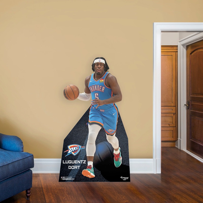 Luguentz Dort – Life-Size Stand Out – Official NBA – Oklahoma City Thunder – Foam Core Cutout