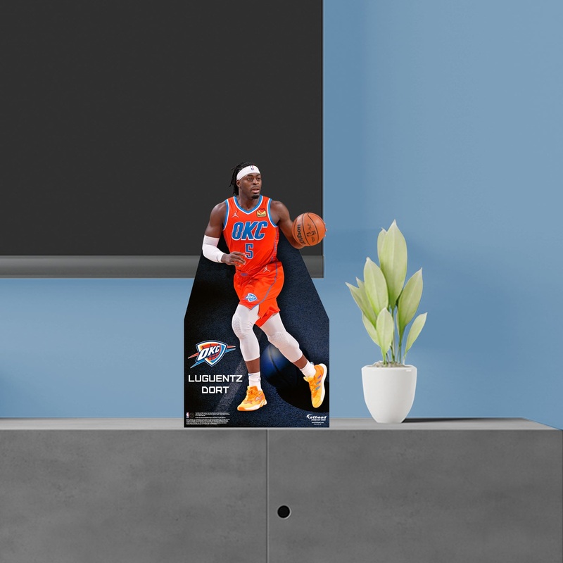 Luguentz Dort – Mini Stand Out – Official NBA – Oklahoma City Thunder – Cardstock Cutout
