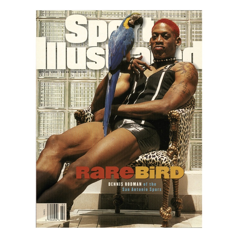 May 1995 Sports Illustrated Cover – Peel & Stick Poster – Official NBA – San Antonio Spurs – Reusable Vinyl Wall Decal