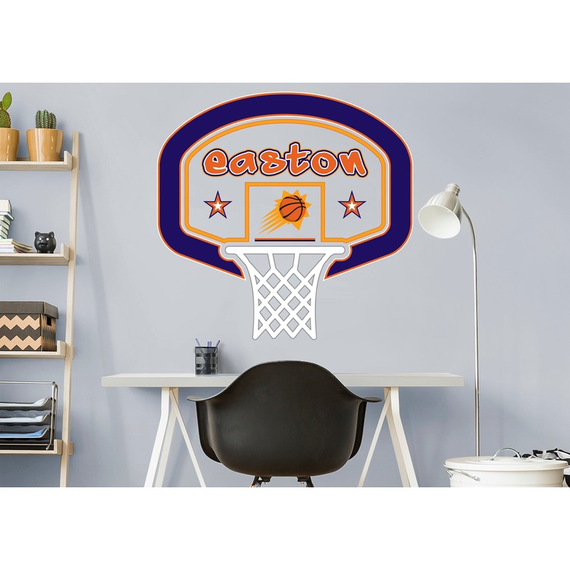 Phoenix Suns – Backboard Graphic – With Personalized Name – Official NBA – Vinyl Transfer Decal