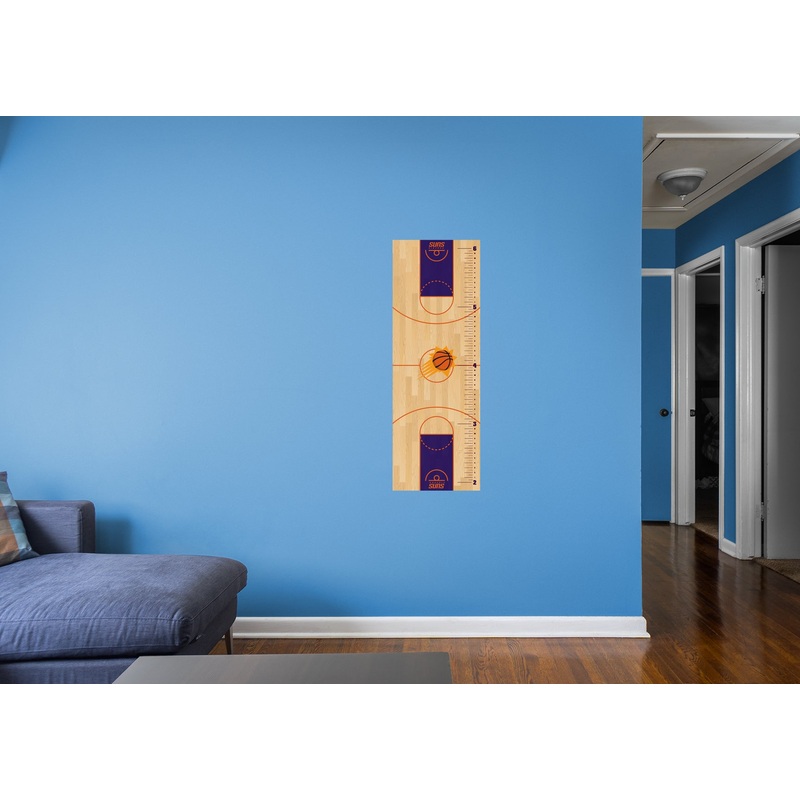 Phoenix Suns – Growth Chart – Official NBA – Reusable Vinyl Wall Decal