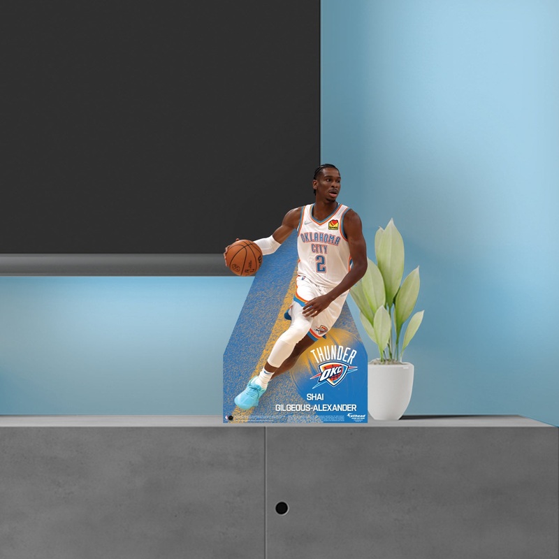 Shai Gilgeous-Alexander – Mini Stand Out – Official NBA – Oklahoma City Thunder – Cardstock Cutout