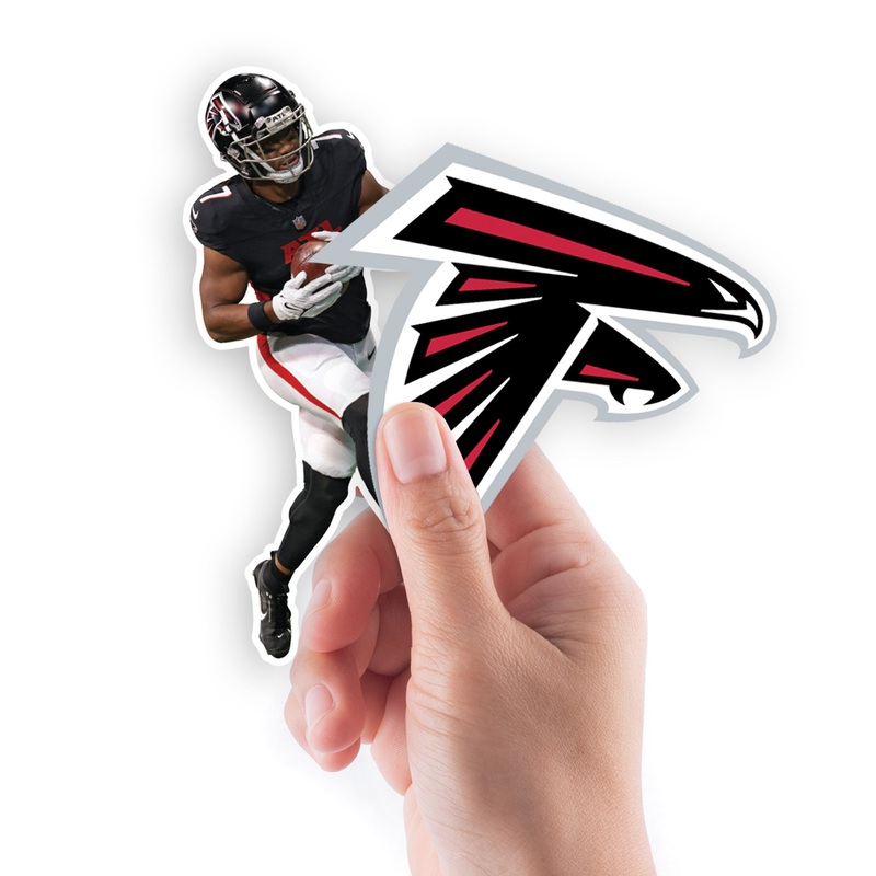 Bijan Robinson – 5 Minis (Mixed Sizes) – Official NFL – Atlanta Falcons – Reusable Vinyl Decals