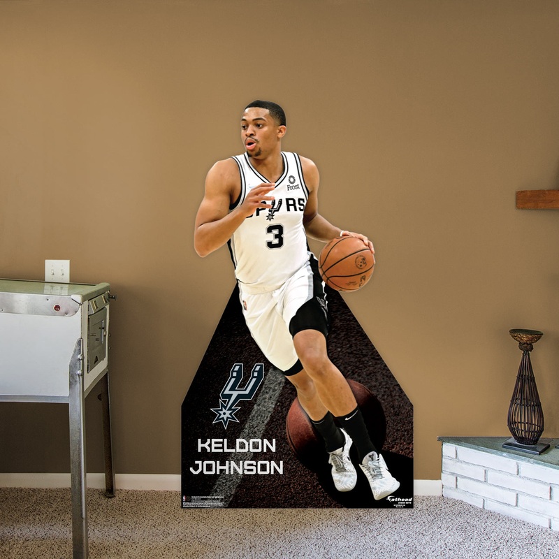 Keldon Johnson – Life-Size Stand Out – Official NBA – San Antonio Spurs – Foam Core Cutout