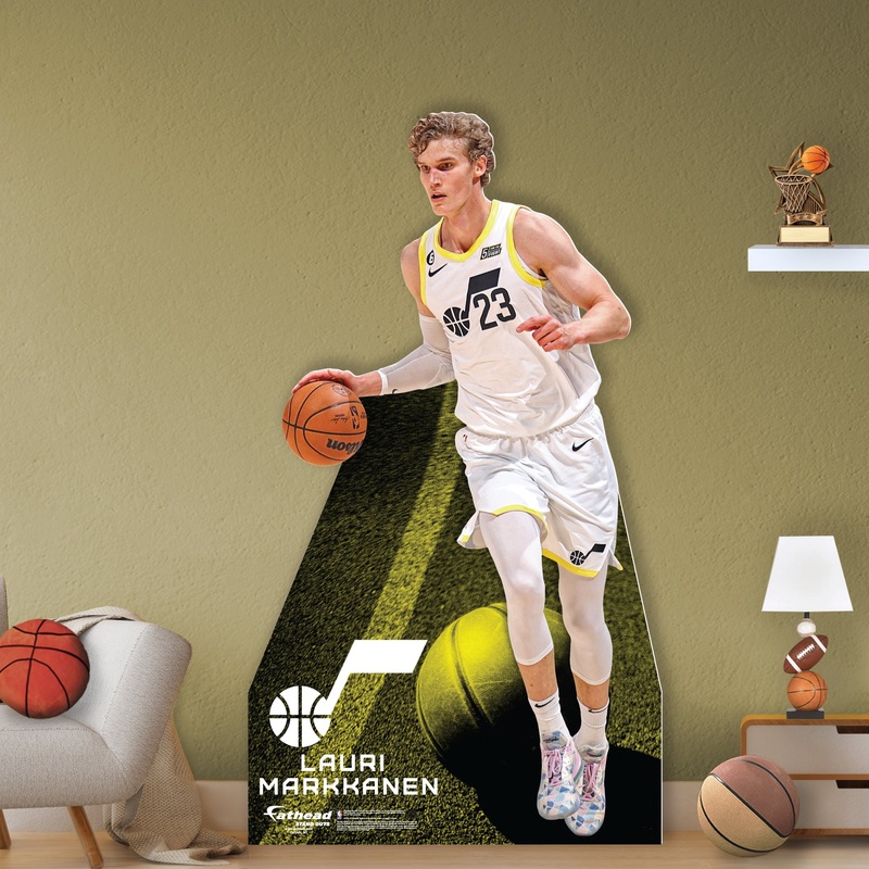 Lauri Markkanen – Life-Size Stand Out – Official NBA – Utah Jazz – Foam Core Cutout