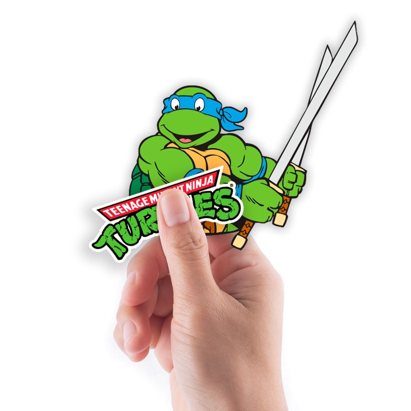Leonardo – 5 Character Minis (Mixed Sizes) – Official Nickelodeon – Teenage Mutant Ninja Turtles – Reusable Vinyl Decals