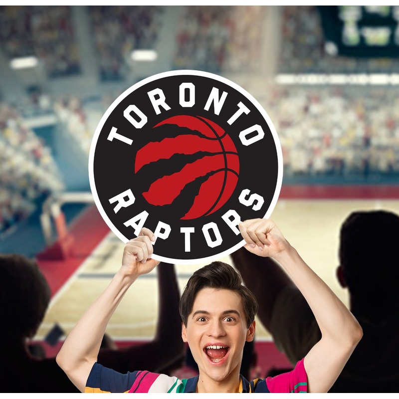 Logo – Big Head – Official NBA – Toronto Raptors – Foam Core Cutout