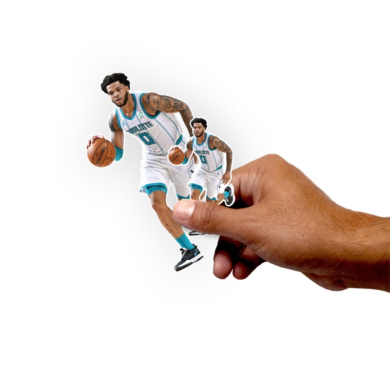 Miles Bridges – 5 Minis (Mixed Sizes) – Official NBA – Charlotte Hornets – Reusable Vinyl Decals