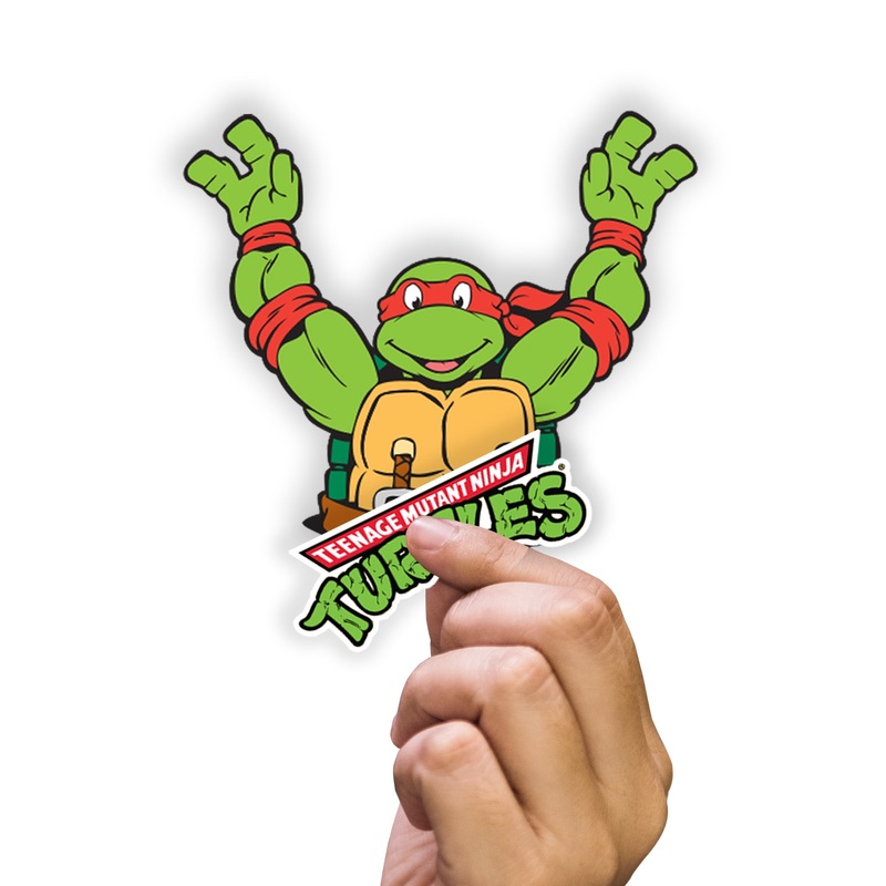 Raphael – 5 Character Minis (Mixed Sizes) – Official Nickelodeon – Teenage Mutant Ninja Turtles – Reusable Vinyl Decals