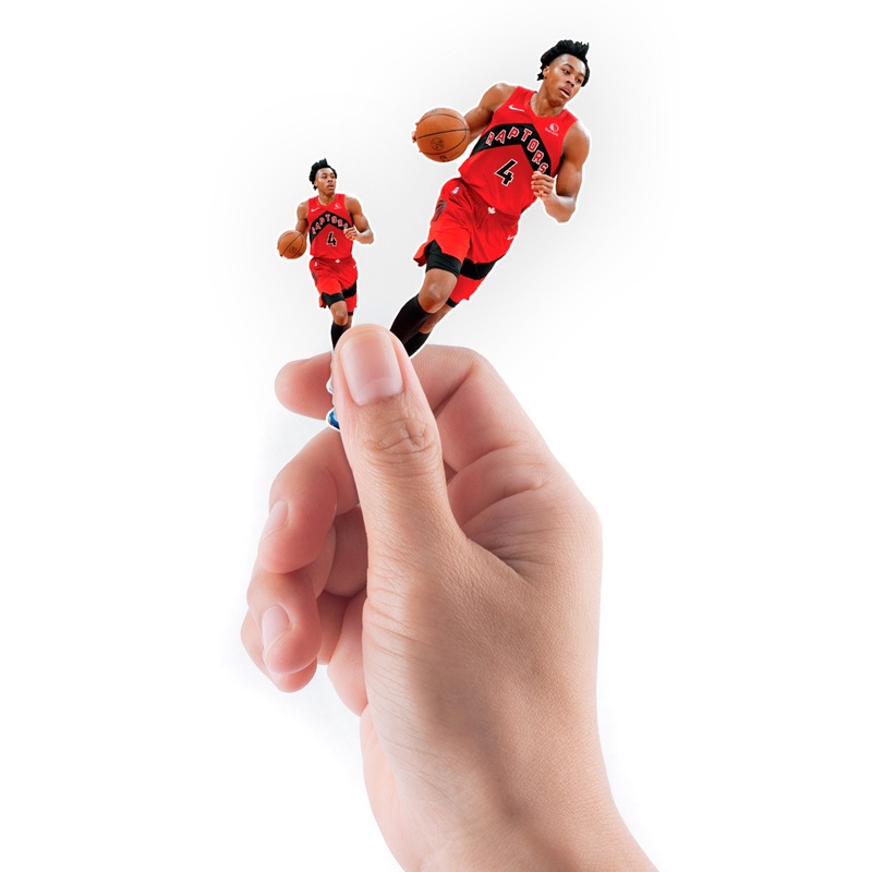 Scottie Barnes – 5 Minis (Mixed Sizes) – Official NBA – Toronto Raptors – Reusable Vinyl Decals
