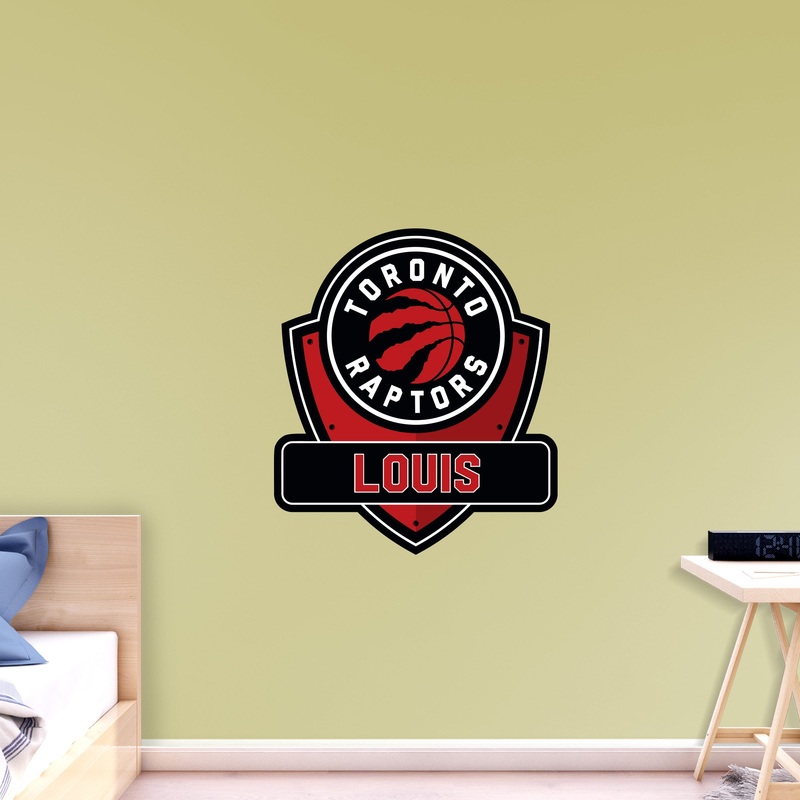 Toronto Raptors – Badge – With Personalized Name – Official NBA – Vinyl Transfer Decal