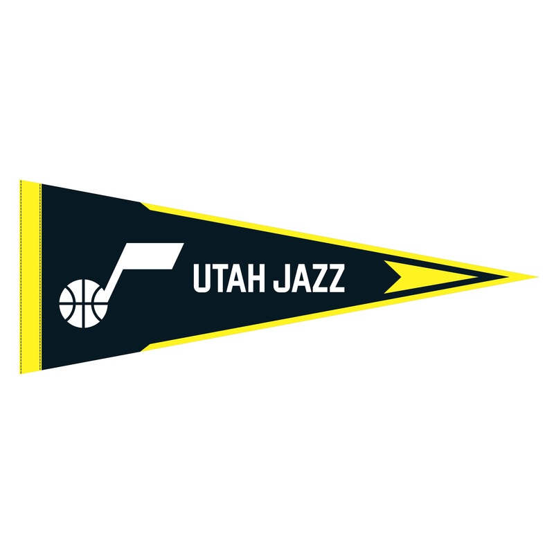 Utah Jazz – Pennant – Outdoor Wall Decal – Official NBA – Scratch Resistant Alumigraphics Smooth #2