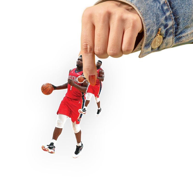 Zion Williamson – 5 Minis (Mixed Sizes) – Official NBA – New Orleans Pelicans – Reusable Vinyl Decals