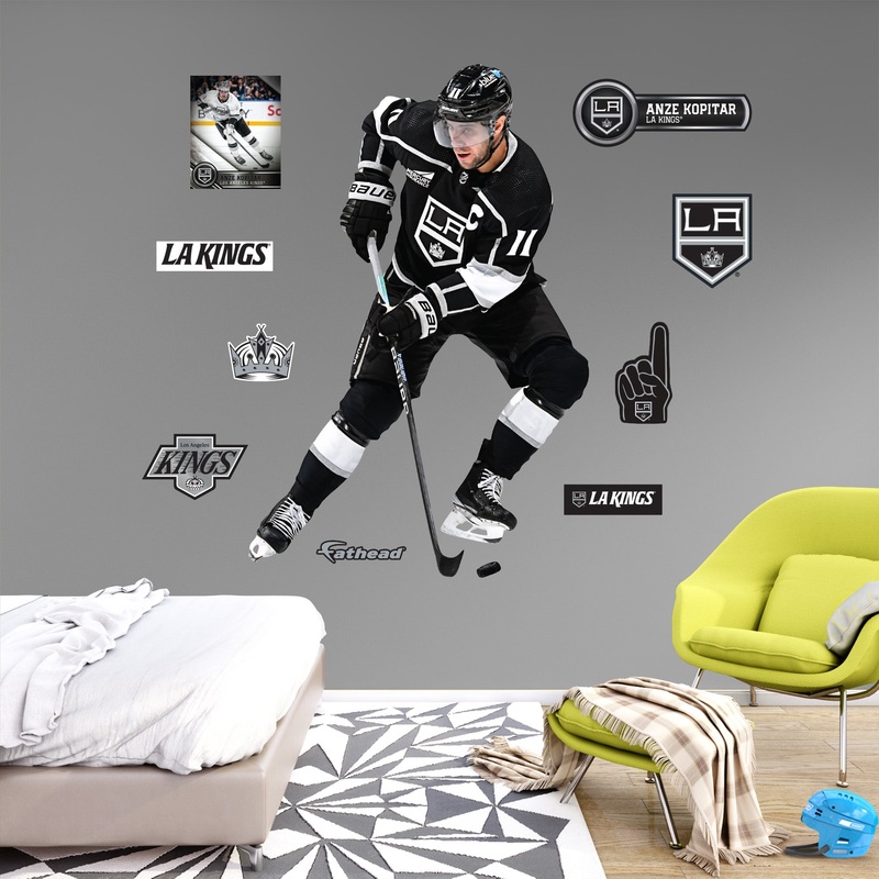 Anze Kopitar – RealBig Collection – Official NHL – Los Angeles Kings – Reusable Vinyl Wall Decals #2