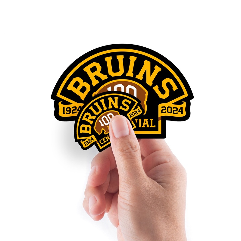 Boston Bruins – 5 Crest Minis (Mixed Sizes) – Official NHL – Reusable Vinyl Decals