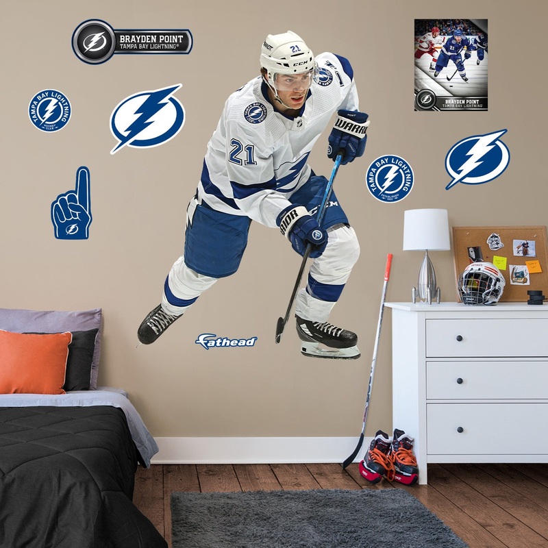 Brayden Point – RealBig Collection – Official NHL – Tampa Bay Lightning – Reusable Vinyl Wall Decals #2